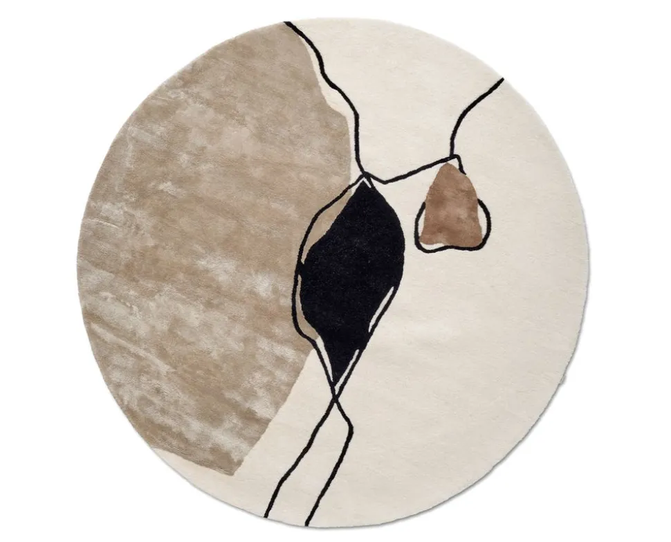 Abstract Matta Rund Ø240 Ivory