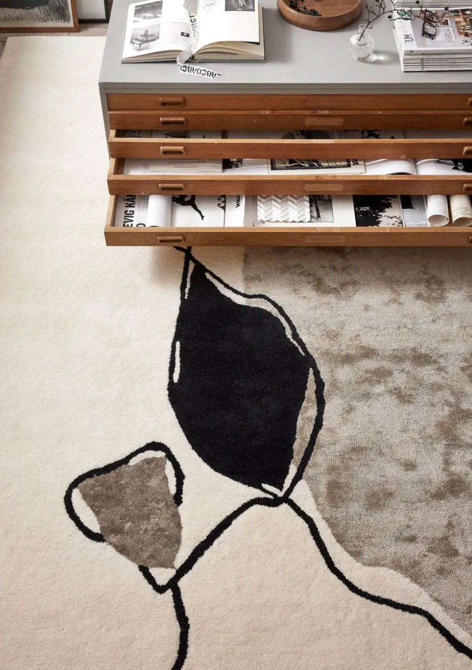 Abstract Matta 170x230 Ivory