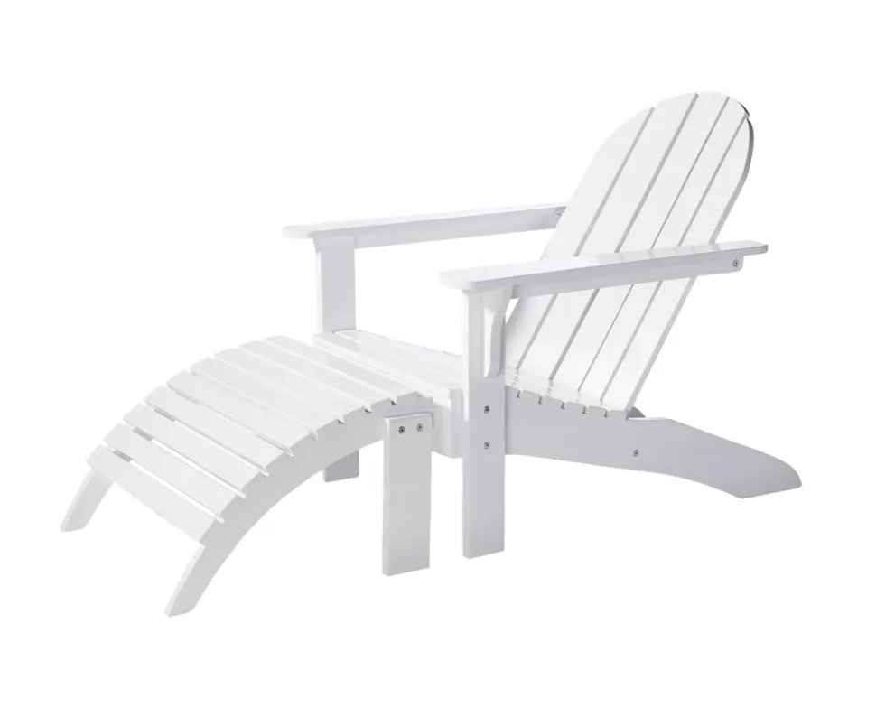 Adirondack Solstol | Vit Mahogny
