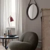 Adnet Soffbord Ø100 Svart Läder