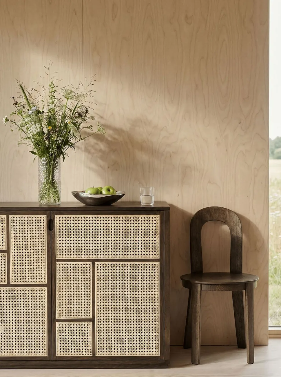 Air Sideboard Hög | Dark Oak
