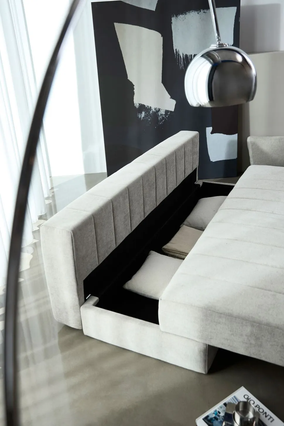 Akello Bäddsoffa Armstöd | 280 Avella Sand