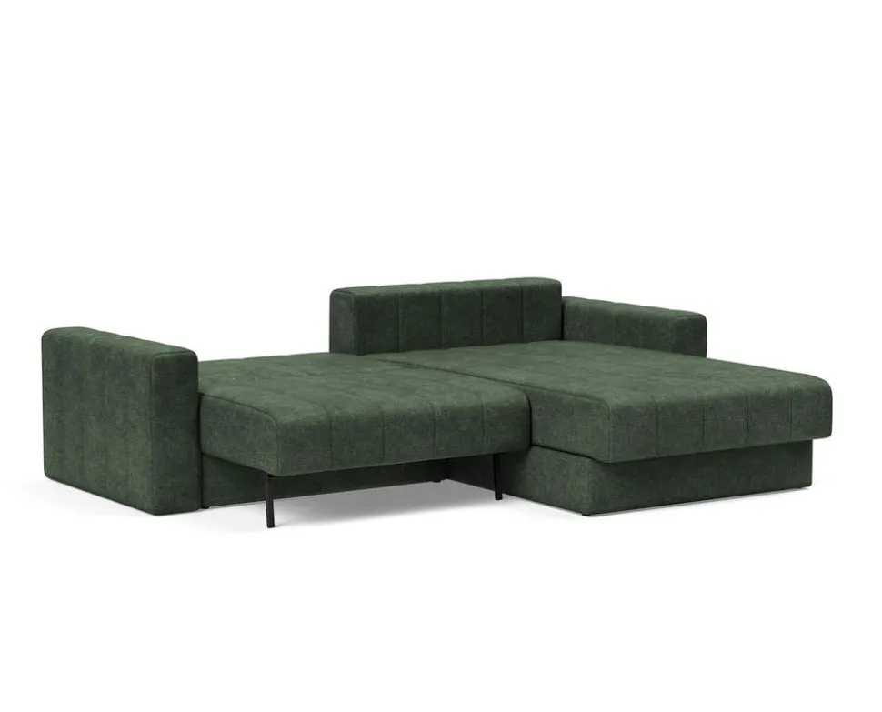 Akello Bäddsoffa Divan | Armstöd | 281 Avella Pine Green
