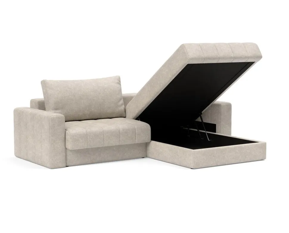 Akello Bäddsoffa Divan | Armstöd | 280 Avella Sand
