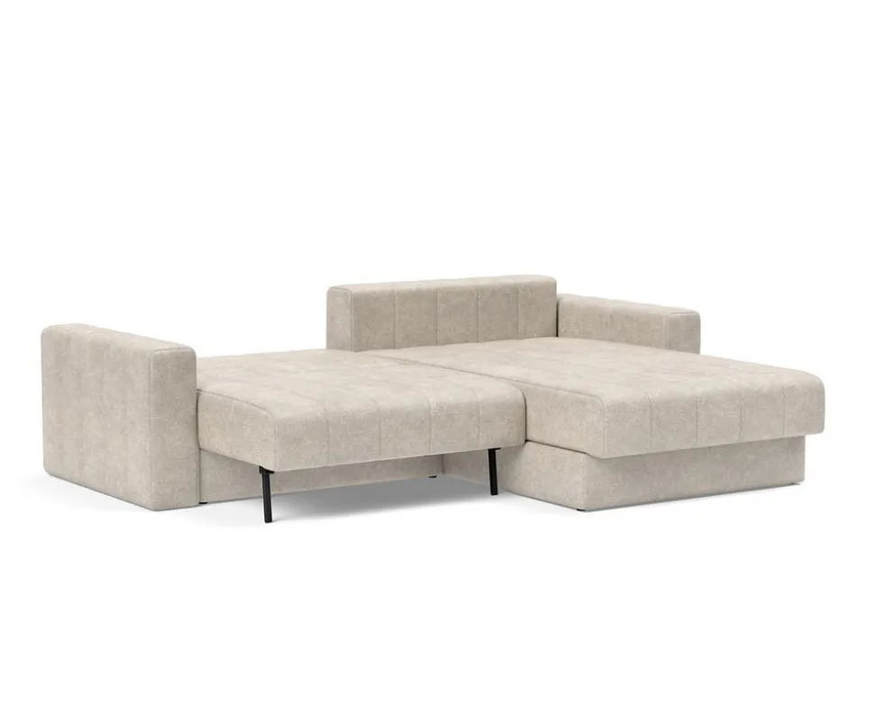 Akello Bäddsoffa Divan | Armstöd | 280 Avella Sand