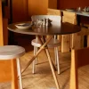 Aldric Cafébord Runt Ø80 | Dark Concrete