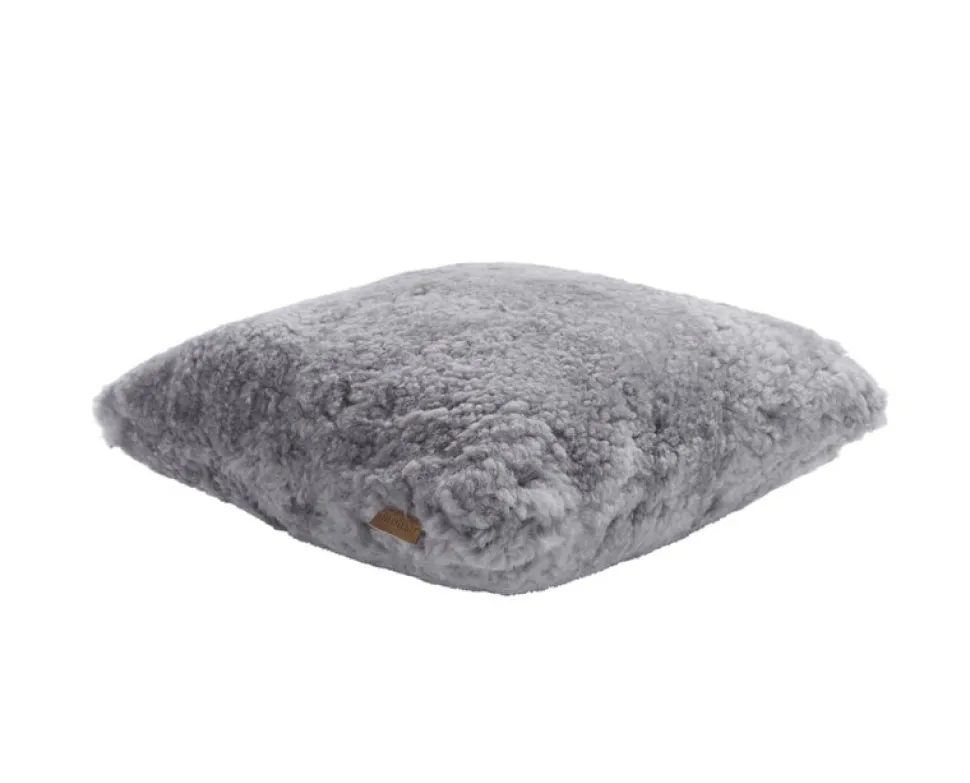 Alice fårskinnskudde 60x40 Stone