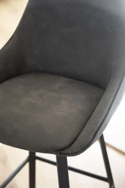 Alison Barstol 65 | Mörkgrå Microfiber