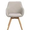 Alison Karmstol | Beige Tyg | Ekben
