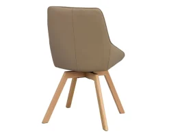 Alison Stol | Beige Läder | Ekben