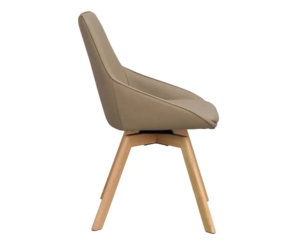 Alison Stol | Beige Läder | Ekben