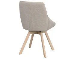 Alison Stol | Beige Tyg | Vitpigm. Ekben
