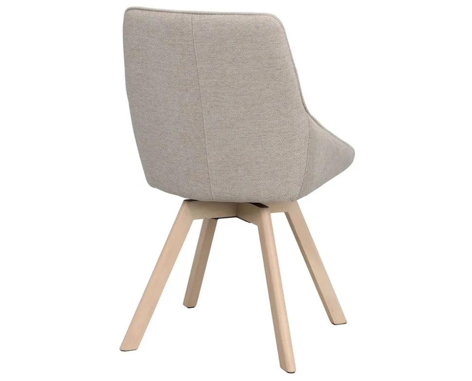 Alison Stol | Beige Tyg | Vitpigm. Ekben