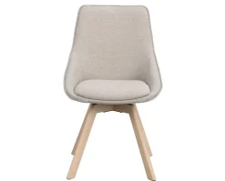 Alison Stol | Beige Tyg | Vitpigm. Ekben