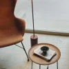Al Wood Sidobord | Ask Light wood | Chrome leg