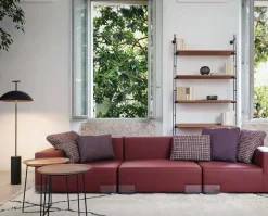 Al Wood Sidobord | Fanér Dark wood | Chrome leg