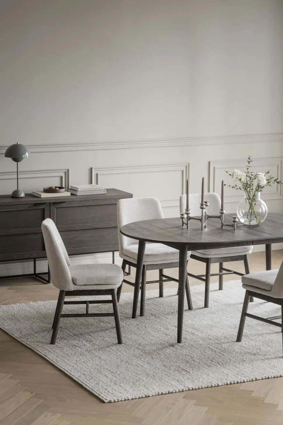 Amesbury Stol | Ljusbeige / Brun