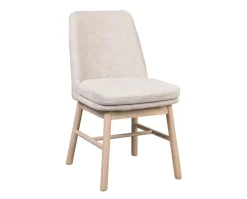 Amesbury Stol | Ljusbeige / Vitpigm.