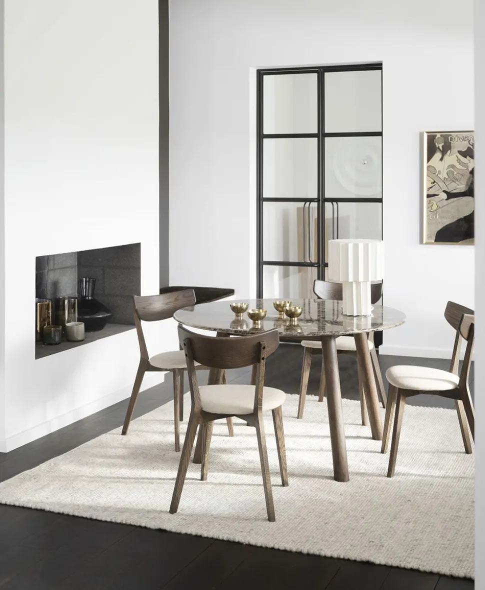 Ami Stol | Brunlackad Ek, Beige