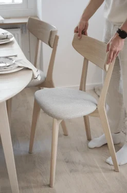 Ami Stol | Vitpigm. Ek, Grå/Beige