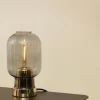 Amp Bordslampa Mässing / Rök