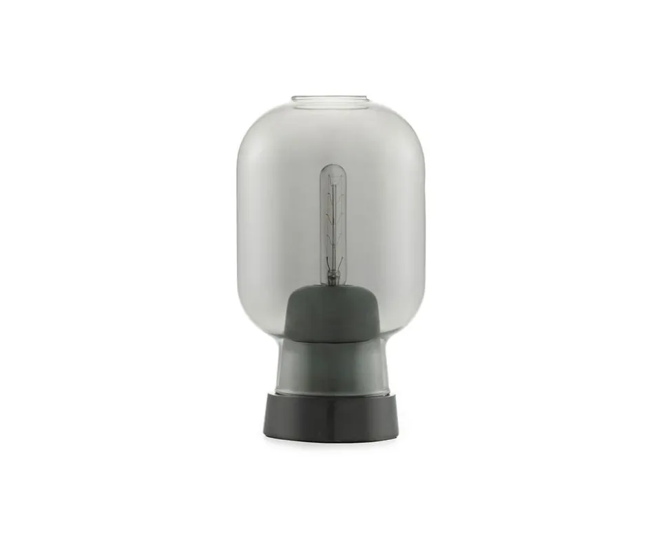 Amp Bordslampa Svart / Rök