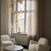 Anoli 3 Ljuskrona | Nordic Gold/Gold