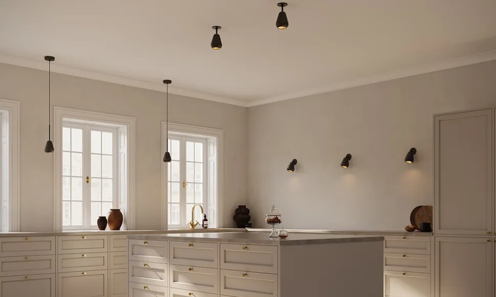 Anoli Spot Pendel | Black/Black