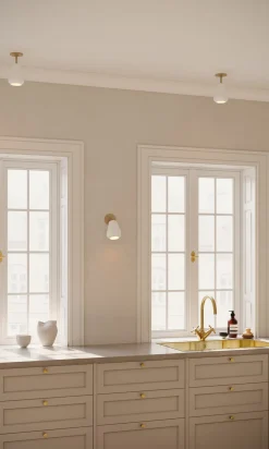 Anoli Spot Recessed Vägg-/Takspot | Nordic Gold/White