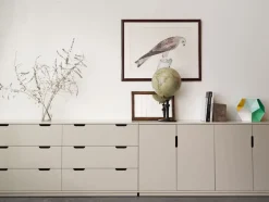 AOKO Byrå Dubbel 6 lådor | Beige