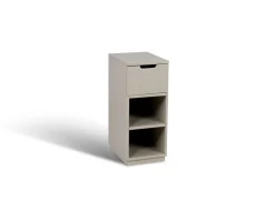 AOKO Sängbord 1 låda | Beige