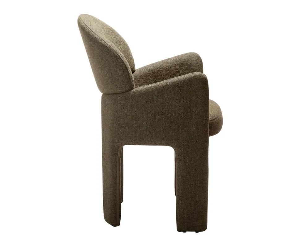 Aole Karmstol | Dark Olive Bouclé