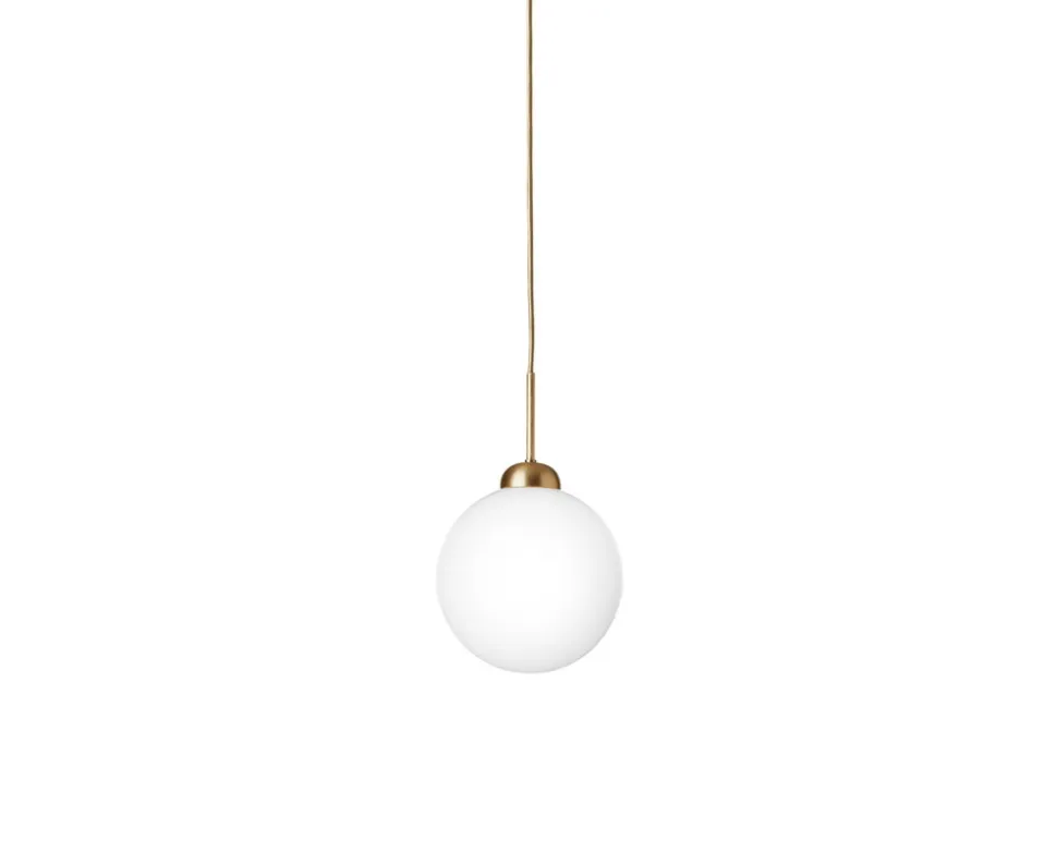 Apiales 1 Pendel Large | Brushed Brass/Opal