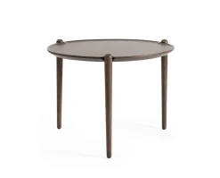 Aria Soffbord Ø60 | Mörk Ek