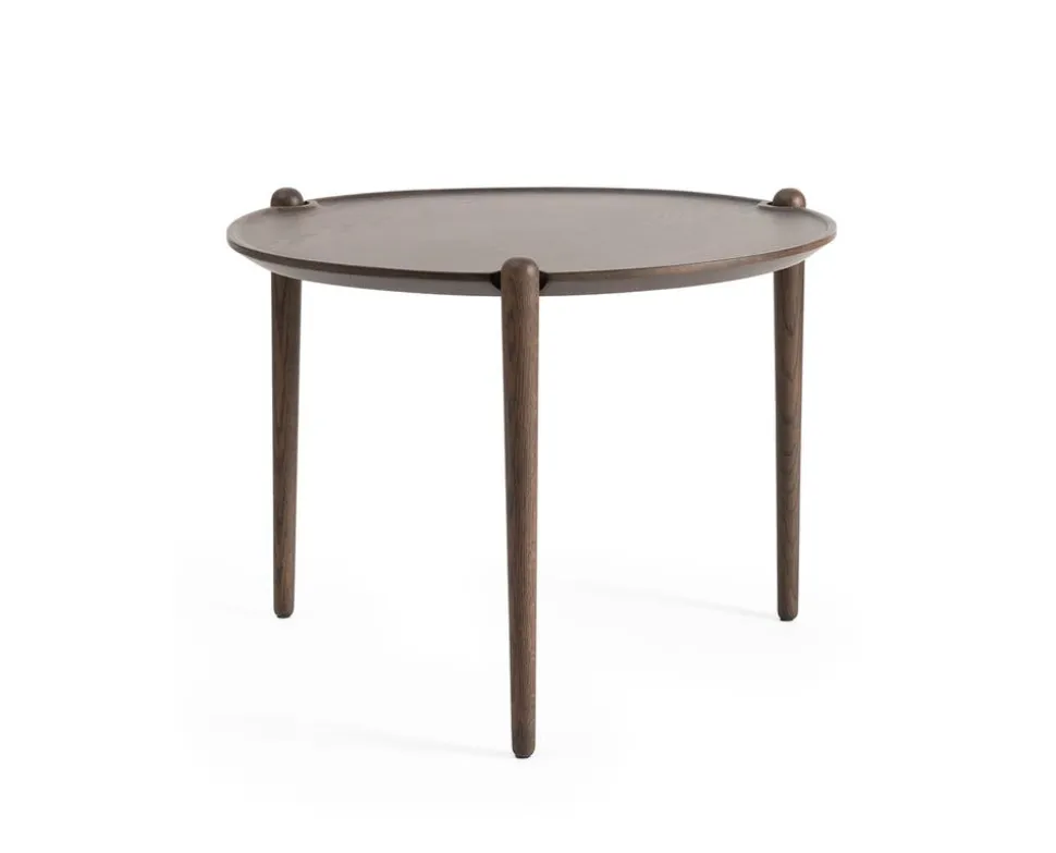 Aria Soffbord Ø60 | Mörk Ek