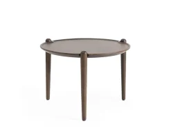 Aria Soffbord Ø50 | Mörk Ek