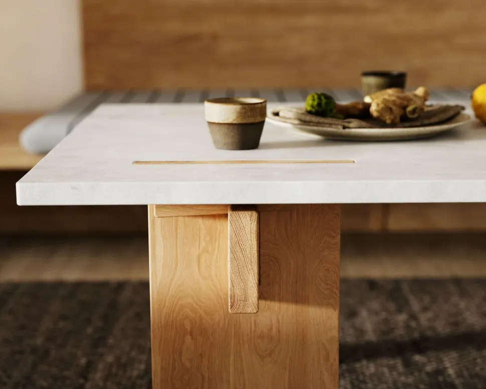 Arnold Soffbord | Mörk Betong/Mörk Ek