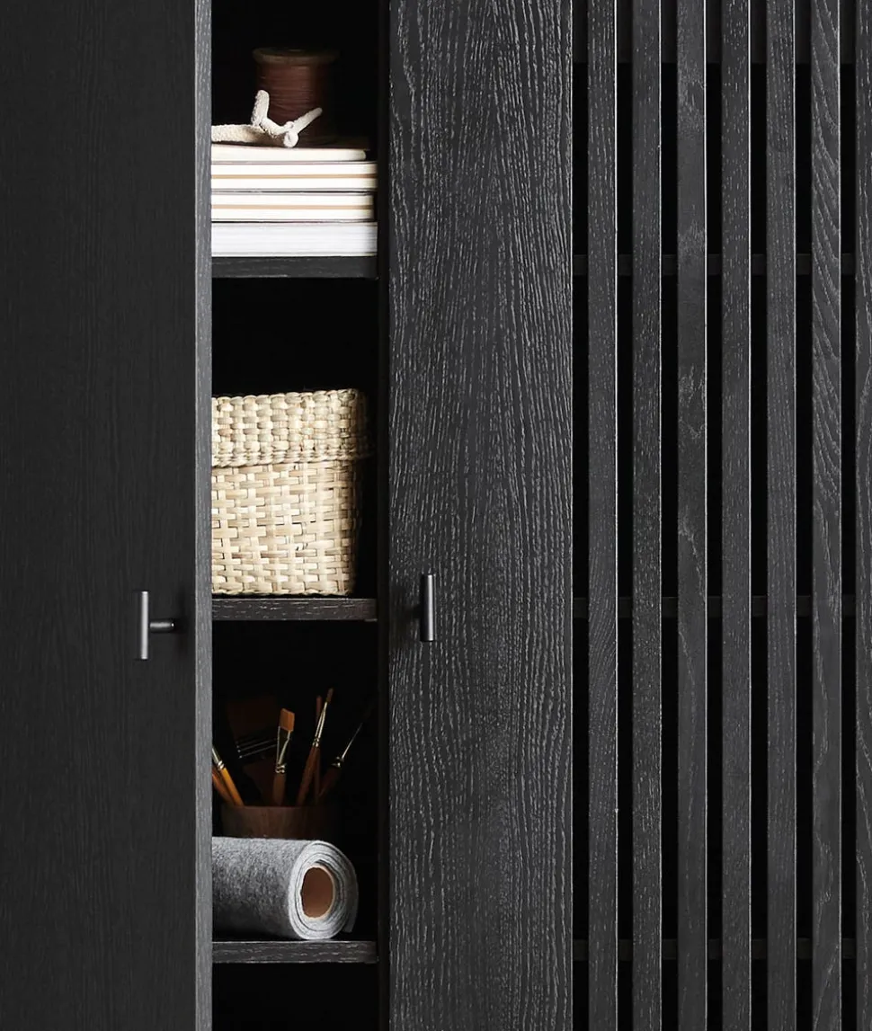 Array Highboard 80 | Svart