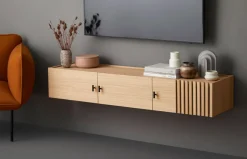 Array Vägghängt Sideboard | Vitpigmenterad