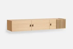 Array Vägghängt Sideboard | Vitpigmenterad