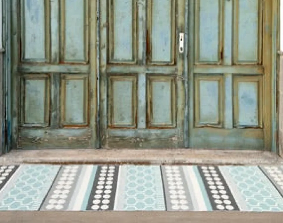 Asta gångmatta Pale Turquoise 70x180