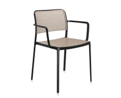 Audrey Karmstol Svart / Sand