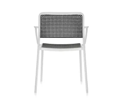 Audrey Karmstol Vit / Svart