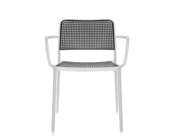 Audrey Karmstol Vit / Svart