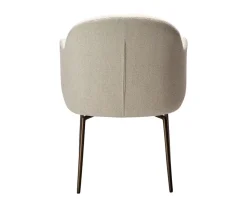 Bae Snurrstol | Simply Beige Bouclé/Antique Brass