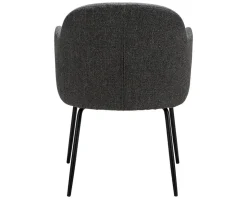 Bae Stol | Pebble Grey Bouclé | Svart