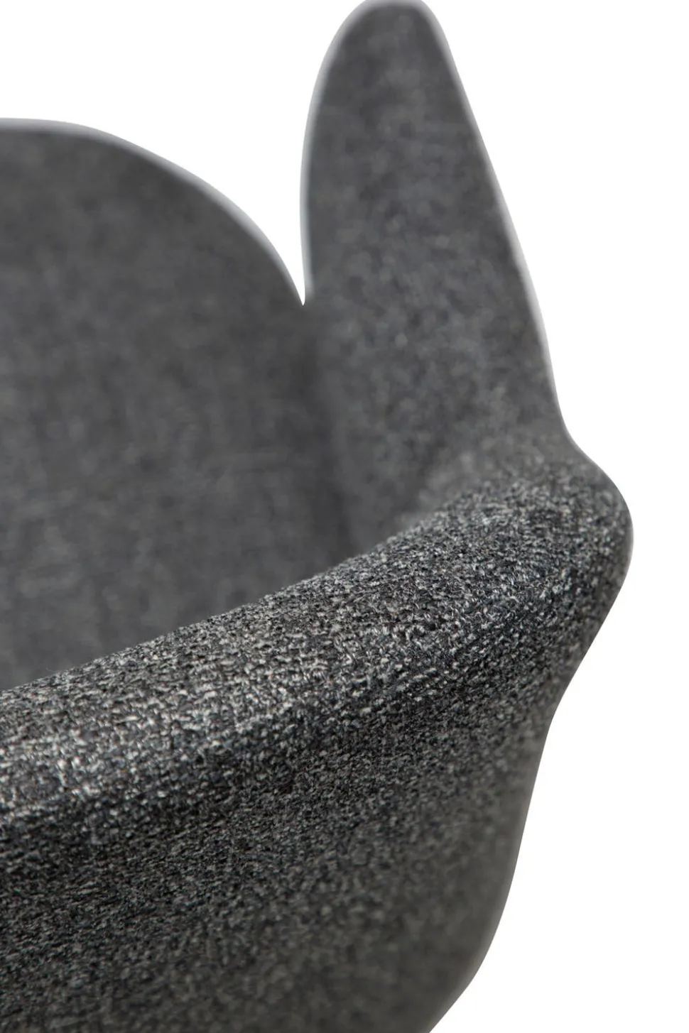 Bae Stol | Pebble Grey Bouclé | Svart