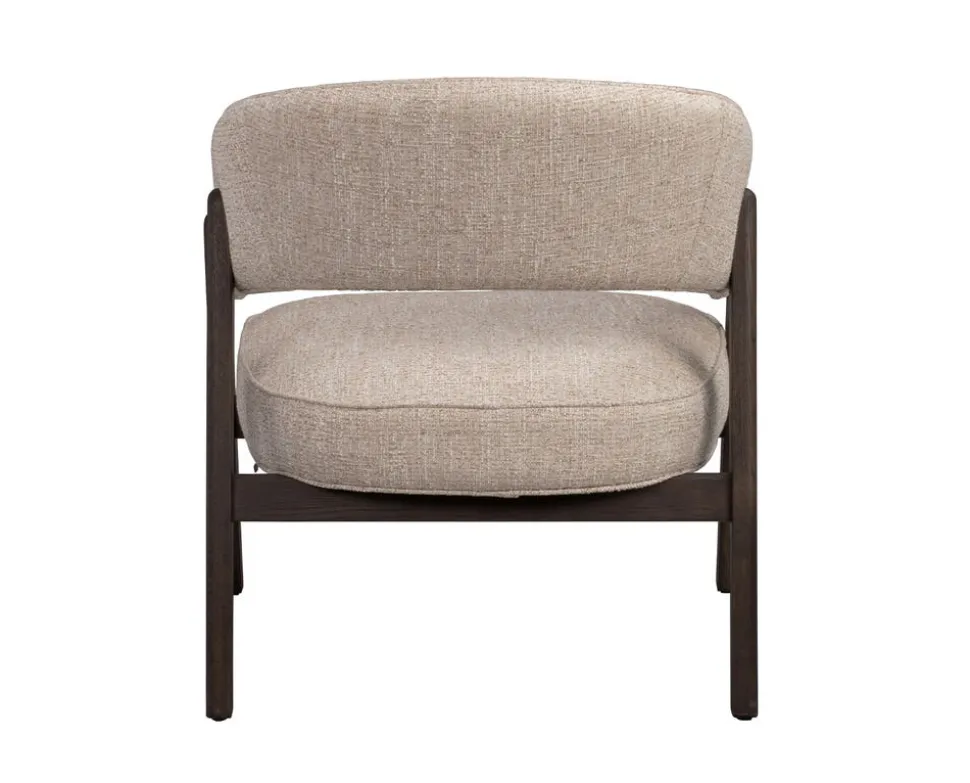 Barnaby Loungestol | Ljusbeige/Brun Ek