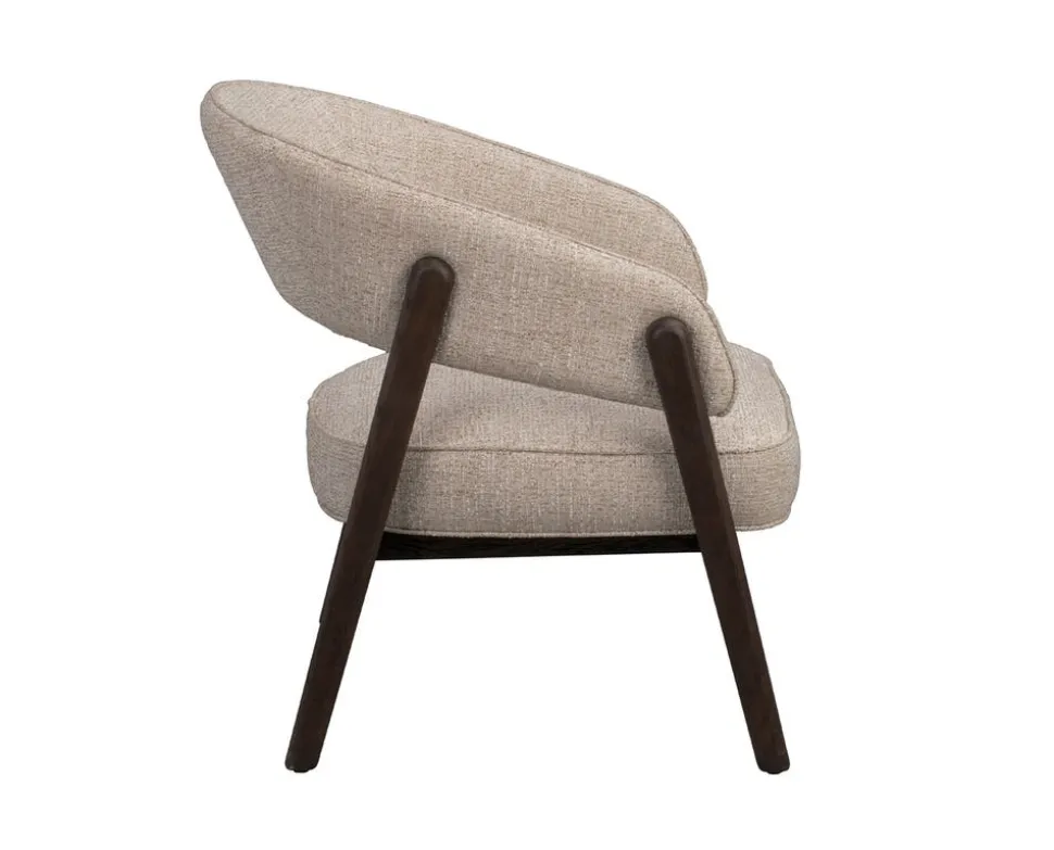 Barnaby Loungestol | Ljusbeige/Brun Ek