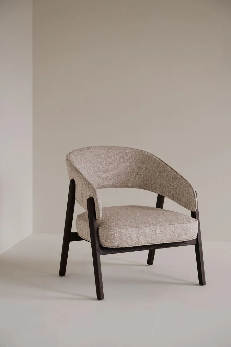 Barnaby Loungestol | Ljusbeige/Brun Ek